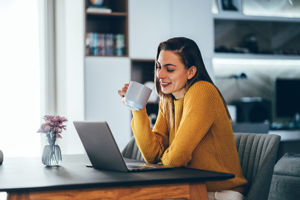 Woman working